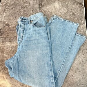 Levi’s Ribcage straight ankle Denim Jeans women’s W28 L27
